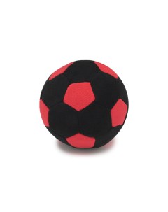 F 100 BlackR Мяч мягкий цвет черный красный 23 см Magic bear toys