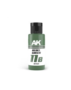 Краска Dual Exo 11B Мятежный зеленый 60 мл AK1522 Ak interactive