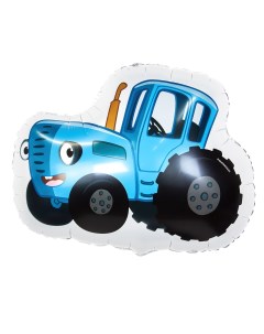Шар фольгированный 18 фигура Синий трактор 1 шт в упаковке Falali