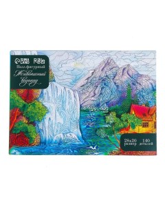 Развивающая игрушка Пазл Живописный водопад календарь Puzzle