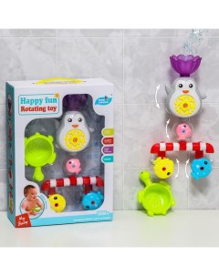 Набор игрушек для игры в ванне Пингвинчик МАХ мельница Nobrand