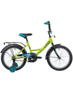 Велосипед Vector 2022 городской детский рама 18 колеса 18 лайм 13кг Novatrack