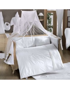 Комплект постельного белья WHITE DREAMS цвет стандарт 6 предметов арт KIDB Kidboo