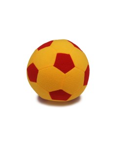 Детский мяч F 100 YR Мяч мягкий цвет желто красный 23 см Magic bear toys