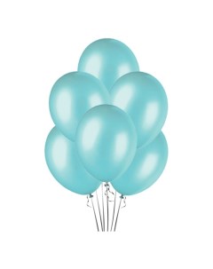 Воздушные шары Веселая вечеринка голубые перламутровые 30 см 6 шт Fiolento