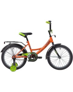 Велосипед Vector 2022 городской детский рама 18 колеса 18 оранжевый 1 Novatrack
