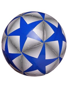 Футбольный мяч Junfa с синими звездами 22 23 см Junfa toys