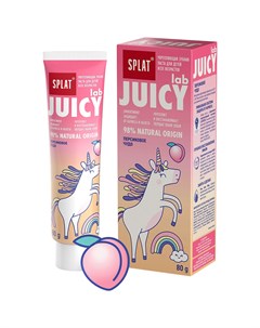 Зубная паста для детей Juicy LAB Peach Miracle 80 г Splat
