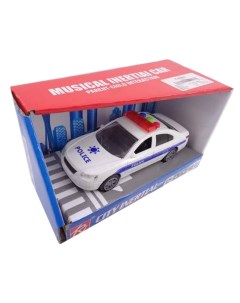 Машинка Полиция пластмассовая со звуковыми и световыми эффектами 20х10х11 5 см Junfa toys