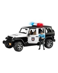 Внедорожник Jeep wrangler unlimited rubicon Полиция с фигуркой Bruder