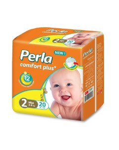 Подгузники PERLA CP ECO BABY MINI 20 шт 3 6 кг Perla baby