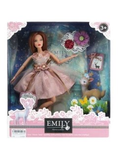 Кукла ABtoys Emily Розовая серия с олененком и аксессуарами 30см WJ 12657 Jiangsu holly everlasting inc.