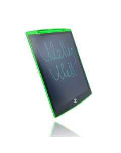 Графический планшет для рисования с LCD экраном 12 зеленый Wellywell