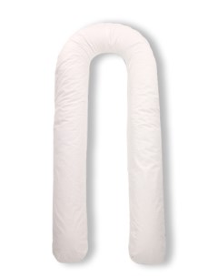 Наволочка для подушки для беременных 340х30 см белый U_light_white Body pillow