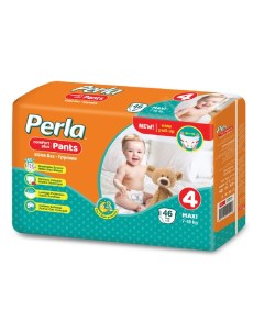 Детские подгузники трусики Perla Pants Maxi 7 18 кг 4 размер 46 шт 96000742 Perla baby