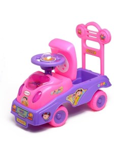 Машинка для девочки с музыкой розовый Qunxing