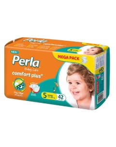 Подгузники Perla Mega Junior для малышей 11 25 кг 5 размер 42 шт 96000766 Perla baby