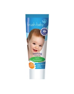 Детская зубная паста Brush Baby для прорезывающихся зубов до 2 лет 50 мл Brush-baby