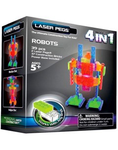 Светодиодный конструктор Роботы н р 4 в 1 Laser pegs
