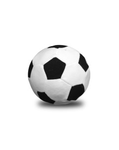 Детский мяч F 100 Мяч мягкий цвет бело черный 23 см Magic bear toys