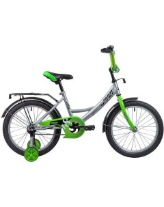 Велосипед Vector 2022 городской детский рама 18 колеса 18 серебристый Novatrack