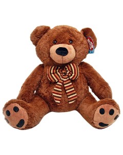 Мягкая игрушка Медведь Шоколад с бантом 50 см Magic bear toys