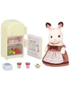 Игровой набор мама кролик и холодильник Sylvanian families