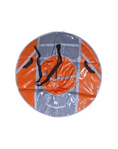 Санки надувные 90 см тюбинг без камеры СH040 090 серый серый оранжевый Novasport