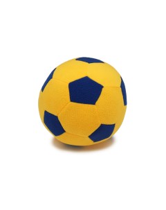 Детский мяч F 100 YB Мяч мягкий цвет желто синий 23 см Magic bear toys