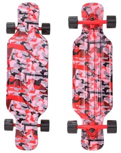 Детский скейтборд Longboard Shark TIR 31 с сумкой Chaos красно черный 408 Ch Y-scoo