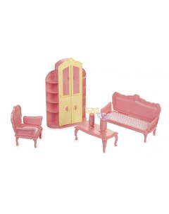 Мебель для кукол Гостиная комната Маленькая принцесса Огонек