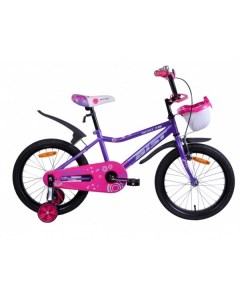 Велосипед детский AIST Wiki размер рамы 18 цвет розовый Nobrand