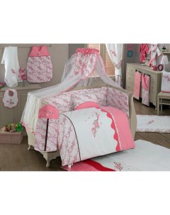 Комплект постельного белья Bello Fiore цвет стандарт 6 предметов арт KIDB Kidboo