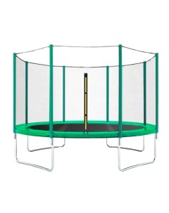 Батут с защитной сеткой ACTIVITY 12 диаметр 3 7 м зелёный Perfetto sport