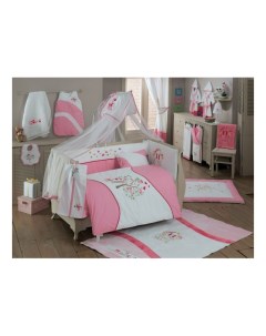 Комплект детского постельного белья Sweet Home pink 3 предметов Kidboo