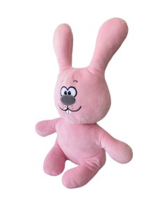 Игрушка мягконабивная Кролик Счастливчик розовый Kari kids