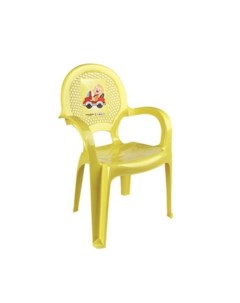 DUNYA Детский стульчик с рисунком Желтый Nobrand
