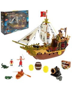 Набор пирата Грозный парус с кораблем и пиратами ZY012065 Кнр