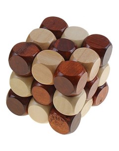 Деревянная головоломка Кубик змейка Nobrand