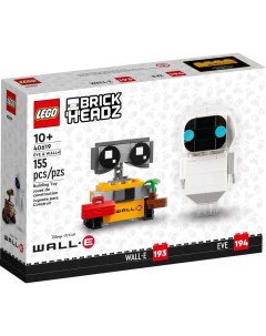 Конструктор BrickHeadz ЕВА И ВАЛЛ И 40619 Lego