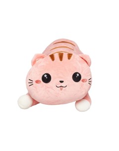 Мягкая игрушка Кот сосиска лежачий розовый 50 см Sun toys