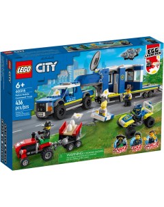 Конструктор City Полицейский мобильный командный трейлер 60315 Lego
