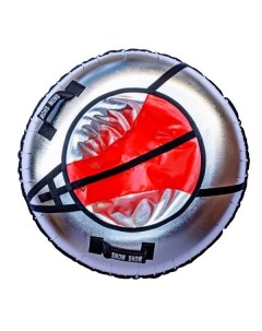 Санки надувные Тюбинг RT NEO красно серый металлик автокамера диаметр 105 см R-toys