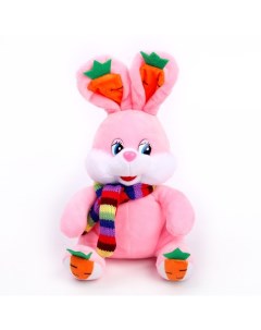 Кролик 15 см розовый Кнр