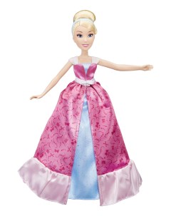 Кукла Disney модная Золушка в роскошном платье трансформере c0544 Disney princess