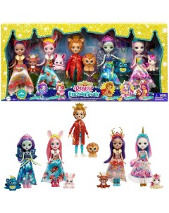 Набор кукол 5 кукол Королевские друзья с питомцами GYN58 Enchantimals