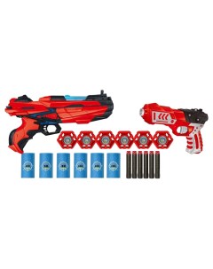 Бластер игрушечный с мягкими снарядами 40 штук Junfa toys