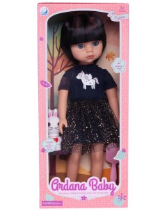 Кукла Junfa Ardana Baby с питомцем 2 модели брюнетка или блондинка в асс 37 5см Junfa toys
