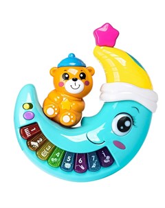 Игрушка обучающая Озорные малыши Чудо месяц бирюзовый в жёлтой шапке Play Smart 7696 Playsmart