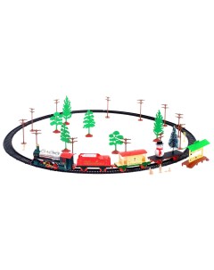 Железная дорога С Новым Годом работает от батареек Woow toys